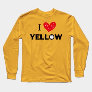 I love yellow Long Sleeve T-Shirt